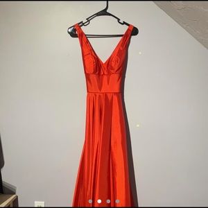 Criss Cross Back Prom Dress